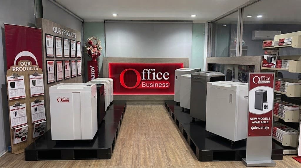 บริษัท ออฟฟิต บิซซิเนส จำกัด ศูนย์จำหน่ายและซ่อมเครื่องทำลายเอกสาร Office Business